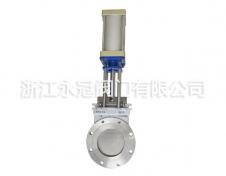 氣動不鏽(xiu)鋼刀閘閥(fá)PZV73FH