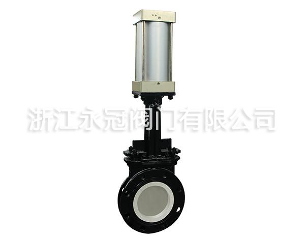 氣動陶瓷(cí)刀閘閥PZ673TC