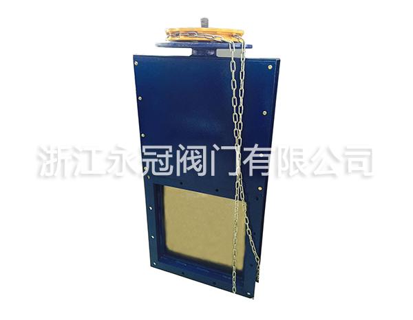 手動(dong)鍊輪螺旋(xuán)閘門