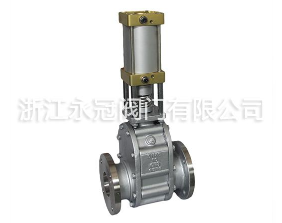 氣動陶(tao)瓷雙閘闆閥(fá) 氣動陶瓷雙(shuang)閘闆閥